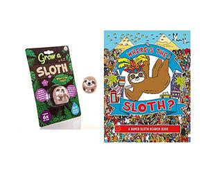 Boxer Gifts Grow a Sloth Toy | Just Add Water | Fun for Children & Where's the Sloth?: A Super Sloth Search and Find Book: 1 (Search and Find Activity, 6)