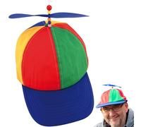 Boxer Gifts Helicopter Propeller Cap Hat | Adult Unisex | Rainbow Fancy Dress, Nerd, Party | Funny Secret Santa Gift