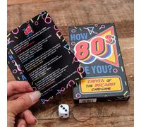 How 80s Are You? 80s Trivia Card Game Boxer Gifts Clear One Size