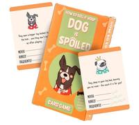 Boxer Gifts How To Tell If Your Dog Is Spoiled Card Game | Funny Gift For Dogs Owner & Puppy Mum and Dad | Includes an Engraveable Tag