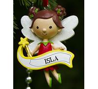 Boxer Gifts Isla Fairy Decoration, Ceramic, Multi-Colour, 7.2 x 5 x 1 cm