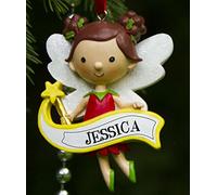 Boxer Gifts Jessica Fairy Decoration, Ceramic, Multi-Colour, 7.2 x 5 x 1 cm
