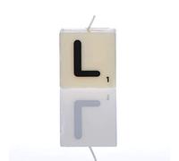 Boxer Gifts L Letter Candle White,One Size,SP9122