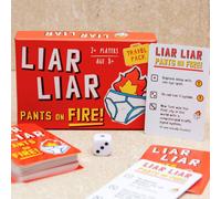 Boxer Gifts Liar Liar Pants on Fire Fun Travel Game for Kids - Can You Tell Who’s Lying? 2+ Players, Ages 8+