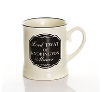 Boxer Gifts ‘Lord Twat of Knobington Manor’ Funny Mug for Him |Couples Mugs|Rude Offensive Secret Santa Gift|Birthday, Christmas, Gift for Husband, Dad, Brother | Cream, 12.4 x 10 x 8.9 cm