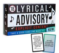 Boxer Gifts Lyrical Advisory - The NSFW Music Party Game for Groups - Rude Card Games For Adults