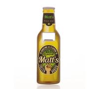 Boxer Gifts Matt Beer Bottle Opener, Stainless Steel, Multi-Colour, 18.5 x 5.8 x 0.4 cm