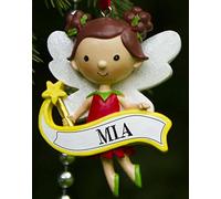 Boxer Gifts Mia Fairy Decoration, Ceramic, Multi-Colour, 7.2 x 5 x 1 cm
