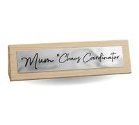 Boxer Gifts Mum Chaos Coordinator Funny Desk Sign for Her Birthday, Novelty Mother’s Day Gift, Present from Son or Daughter