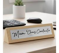 Boxer Gifts Mum Chaos Coordinator Funny Desk Sign for Her Birthday, Novelty Mother’s Day Gift, Present from Son or Daughter