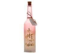Mum You Are The World Luxe Starlight Bottle - Mum Gift Boxer Gifts Multi One Size