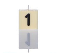 Boxer Gifts Number 1 Candle, White, One Size