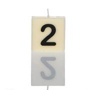 Boxer Gifts Number 2 Candle, White, One Size