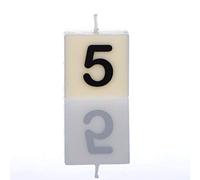 Boxer Gifts Number 5 Candle, White, One Size