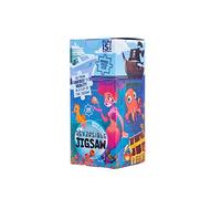 Boxer Gifts Ocean Creatures Reversible Jigsaw | Colourful Fantasy To Reality 2 In 1 Puzzle With Facts | Awesome Educational Gift For Kids