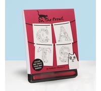 Boxer Gifts On the Prowl Cats - Banner Pad - Gift Book Boxer Gifts Multicolor