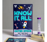 Boxer Gifts Outer Space Trivia - Know It All Children's Game in Clear Boxer Gifts Clear