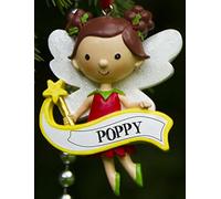 Boxer Gifts Poppy Fairy Decoration, Ceramic, Multi-Colour, 7.2 x 5 x 1 cm