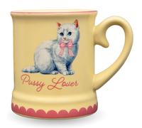 Boxer Gifts Pussy Lover Mug - Funny Cat Themed Mug for Women, Rude and Inappropriate Secret Santa Present, Joke Lesbian Gift