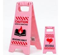 Boxer Gifts Reading Smut Warning Sign, Book Lover Gifts for Women