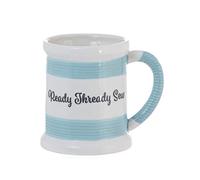 Sewing Mug - Ready Steady Sew - White