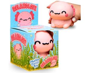 Boxer Gifts Relaxolotl Axolotl Squishy Toy for Kids and Adults | Slow-rise foam squishy, cute axolotl stress toy, sensory fidget, desk toy, funny gift for axolotl lovers
