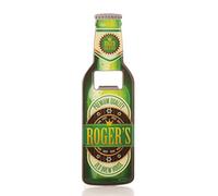 Boxer Gifts Roger Beer Bottle Opener, Stainless Steel, Multi-Colour, 18.5 x 5.8 x 0.4 cm