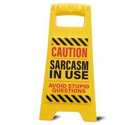 Boxer Gifts Sarcasm in Use Novelty Desk Sign - Funny Office Gift for Work Colleague Secret Santa - Fun Desk Accessories
