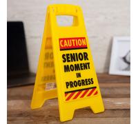 Boxer Gifts Senior Moment Desk Warning Sign - Funny Novelty Gift Boxer Gifts Multicolor