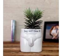 Boxer Gifts Sexy & I Grow It Put Some Plants On in White Boxer Gifts White