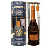 Boxer Gifts The Great Gatsby Wine Escape Room Game - Brain Teaser Puzzle Box for Adults, Unusual Birthday Gift for Women Fun Party Game, Gift Idea, Brain-Teasing Escape Puzzle