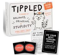 Boxer Gifts Tippled - The Funny Drinking Party Game for Adults, A Game of Balance, Drinking & Stupidity