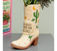 Boxer Gifts Women's Cowboy Boots Vase - Boots Are Made for Dancing Boxer Gifts Multicolor