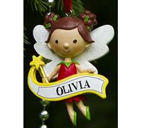 Boxer Gifts XEF550 Olivia Fairy Decoration, Ceramic, Multi-Colour, 7.2 x 5 x 1 cm