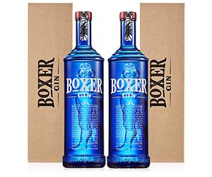 Boxer Gin | Bright & Vibrant London Dry Gin | Distilled with the World's Finest Juniper | 2021 Edition, 2 x 70cl | 40% Vol.