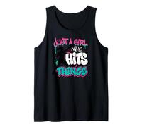 Boxer Girl Just a Girl Who Hits Things Boxing Girl Tank Top