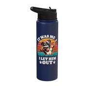 Boxer It was Me I Let Him Out Boxer Stainless Steel Insulated Water Bottle