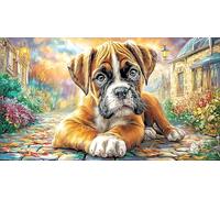 Boxer Jigsaw Puzzles 1000Pc Educational Game Challenge Recycled Paper Impossible Hard Difficult for Adults and Kids Age 12 Years + 38x52/1000pcs