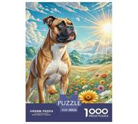 Boxer Jigsaw Puzzles Puzzles for Adults Kids. 1000 Piece Impossible Challenge Toy Educational Games Home Decoration for Educational Games Gifts 38x26cm/1000pcs