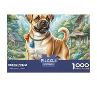 Boxer Jigsaws 1000 Piece Puzzle Family Decoration Challenge Toy Gifts Fit Together Perfectly for Adults & Kids Age 12 Years Up 38x26cm/1000pcs