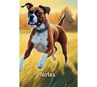 Boxer Lined Notebook - Dog Lovers - The Pet Collection - Gift for Men Women Children - Cute Boxer Ruled Notebook Journal Diaries 6x9, 120 pages