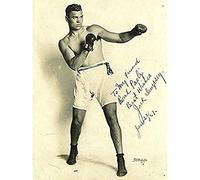 Boxer Mauler Jack Dempsey Autographed Studio Photo Unframed Wall Art Print Poster Home Decor Premium