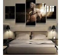Boxer MMA Boxing Sports 5pcs Panel Canvas Wall Art Photo Decoration