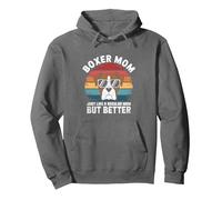 Boxer Mom Just Like A Regular Mom But Better Dog Boxers Dogs Pullover Hoodie, Adult Unisex, Asphalt Grey, XX-Large