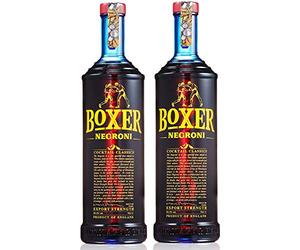 Boxer Negroni | Ready to Drink Cocktail Made with Boxer Gin | 29.1% abv, 2x 70cl