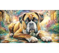 Boxer Puzzle for Adults 1000 Pieces Recycled Paper Fun and Challenging Family Game Educational Game Decompression Beautiful Decoration Puzzle 38x26/1000pcs