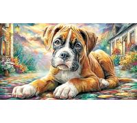 Boxer Puzzle for Adults 1000 Pieces Recycled Paper Fun and Challenging Family Game Educational Game Decompression Beautiful Decoration Puzzle 70x50/1000pcs