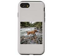 Boxer River Crossing Forest Stream Action Scene Case for iPhone SE (2020) / 7/8