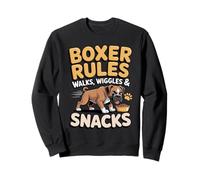 Boxer Rules Walks, Wiggles & Snacks Sweatshirt