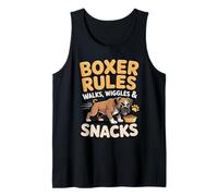 Boxer Rules Walks, Wiggles & Snacks Tank Top